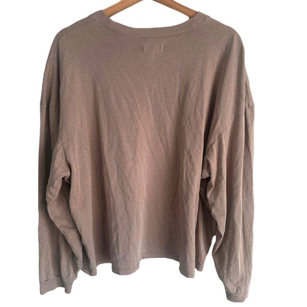 Madewell Plus Supima Cotton Essential Long-Sleeve Tee Size XXL - Picture 3 of 4